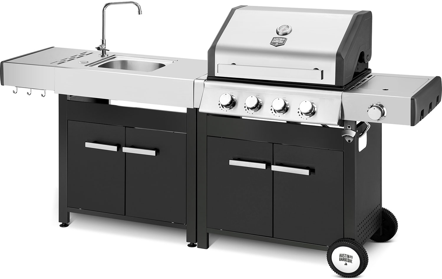 Austin and Barbeque AABQ Side Table With Sink S...